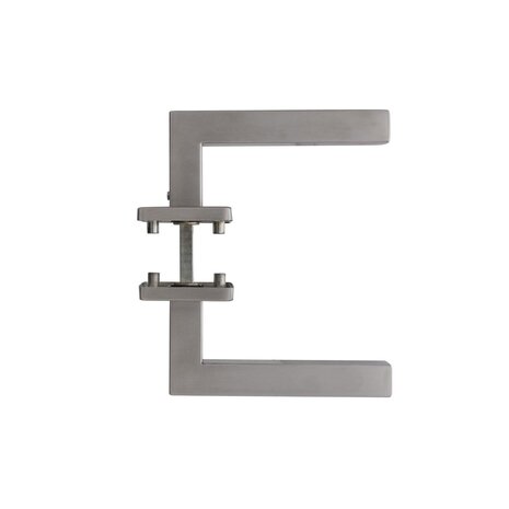 Intersteel Deurklink Vierkant met rozet geborsteld RVS