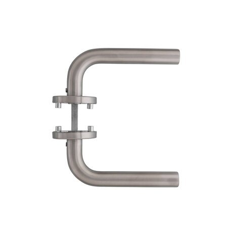Intersteel Deurklink Recht op rozet met 7mm nok geborsteld RVS Intersteel Deurklink Recht op rozet met 7mm nok geborsteld RVS