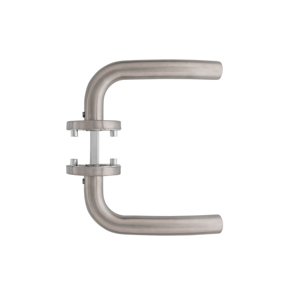 Intersteel Deurklink Lisa op rozet met 7mm nok geborsteld RVS Intersteel Deurklink Lisa op rozet met 7mm nok geborsteld RVS