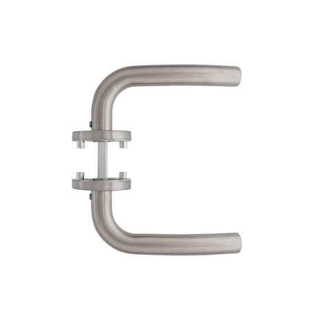 Intersteel Deurklink Lisa op rozet met 7mm nok geborsteld RVS Intersteel Deurklink Lisa op rozet met 7mm nok geborsteld RVS