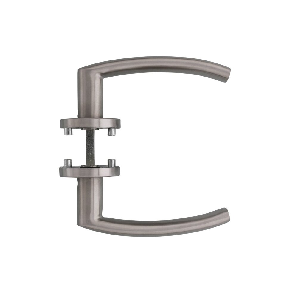 Intersteel Deurklink Blok op rozet met 7mm nok geborsteld RVS Intersteel Deurklink Blok op rozet met 7mm nok geborsteld RVS