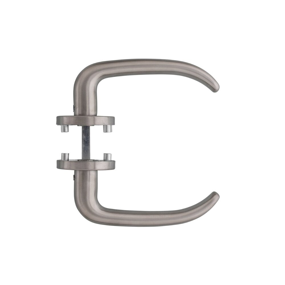 Intersteel - Deurklink Sabel op rozet in geborsteld RVS