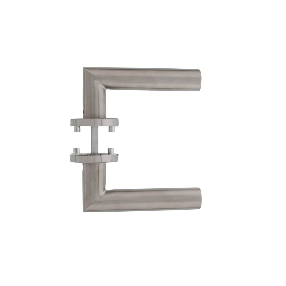 Intersteel Deurklink Girona op rozet met 7mm nok geborsteld RVS