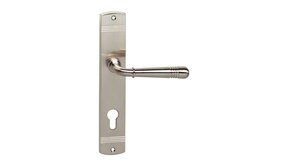 Intersteel Deurklink Emily op schild profielcilindergat 72mm nikkel mat