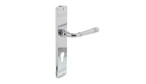 Intersteel Deurklink Emily op schild cilindergat 72mm chroom Intersteel Deurklink Emily op schild cilindergat 72mm chroom