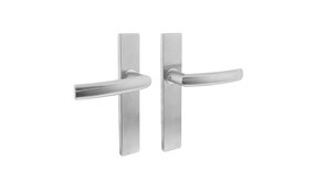 Intersteel Deurklink Blok op rechthoekig schild blind geborsteld RVS Intersteel Deurklink Blok op rechthoekig schild blind geborsteld RVS