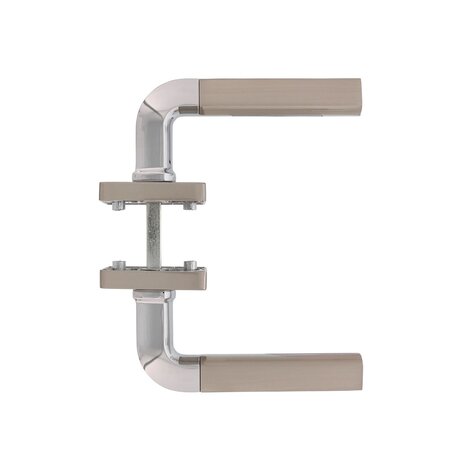 Intersteel Deurklink Amber op vierkant rozet chroom