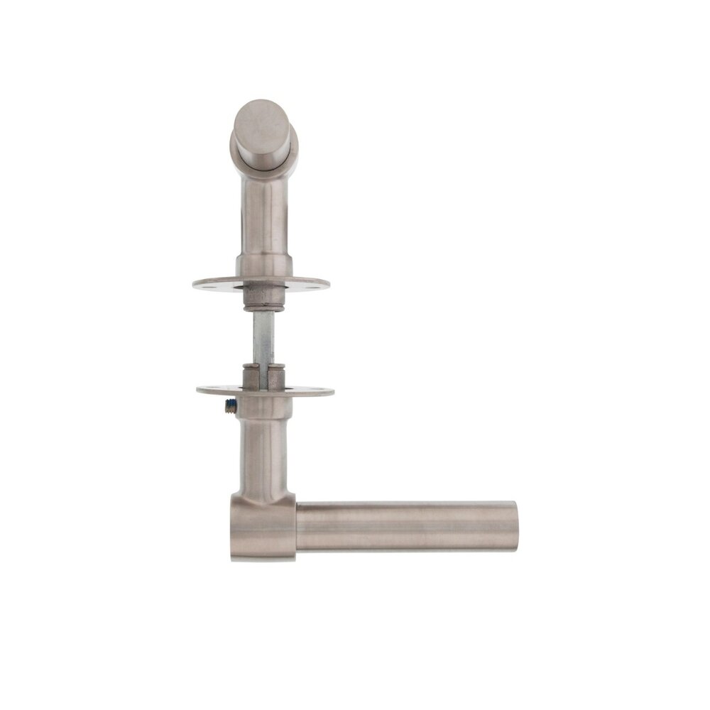 Intersteel Deurklink L/T-model met rozet 2mm geborsteld RVS