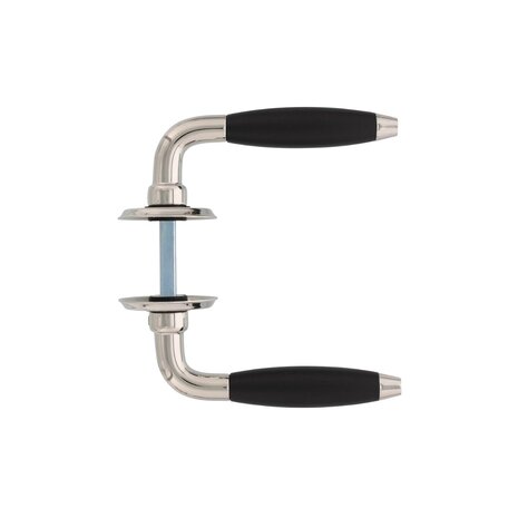 Intersteel Deurklink Antonnet met rozet schroefgat nikkel