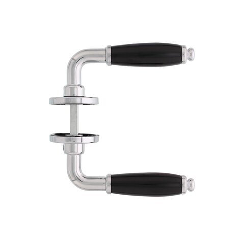 Intersteel Deurklink Courgette met rozet verdekt chroom Intersteel Deurklink Courgette met rozet verdekt chroom