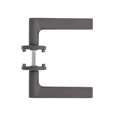 Intersteel Deurklink Tiga met rozet grijs Intersteel Deurklink Tiga met rozet grijs