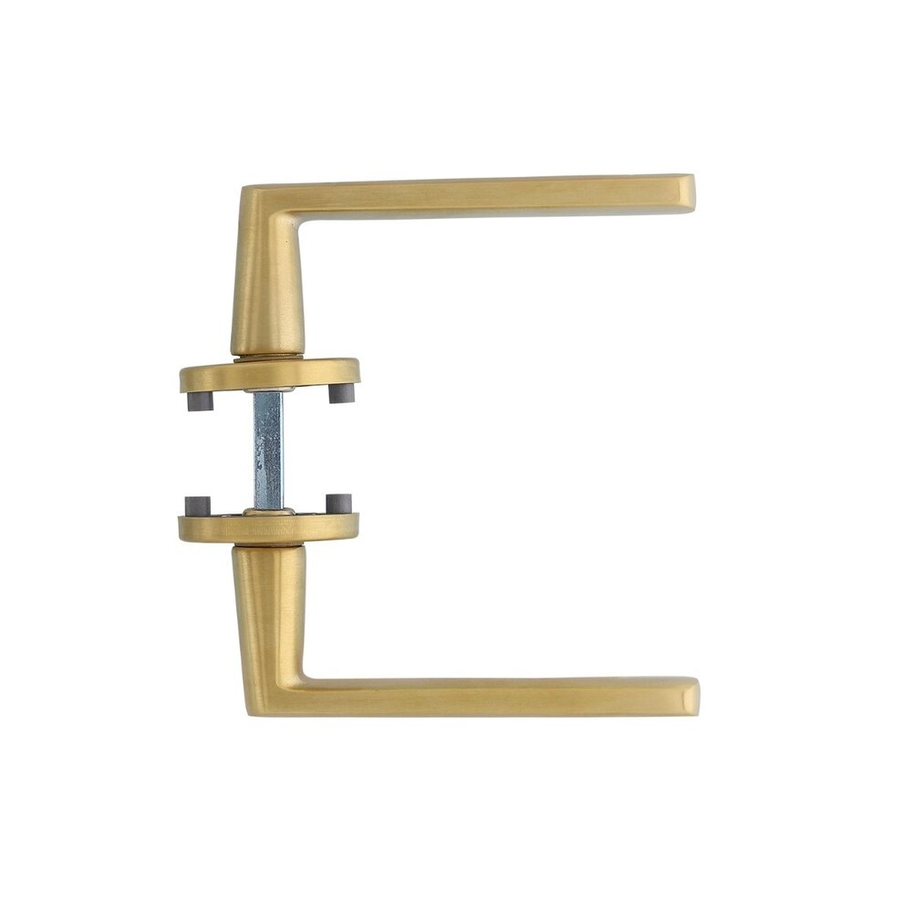 Intersteel Deurklink Sora met rozet messing mat titaan PVD Intersteel Deurklink Sora met rozet messing mat titaan PVD