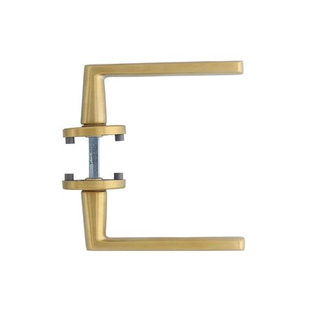 Intersteel Deurklink Sora met rozet messing mat titaan PVD Intersteel Deurklink Sora met rozet messing mat titaan PVD