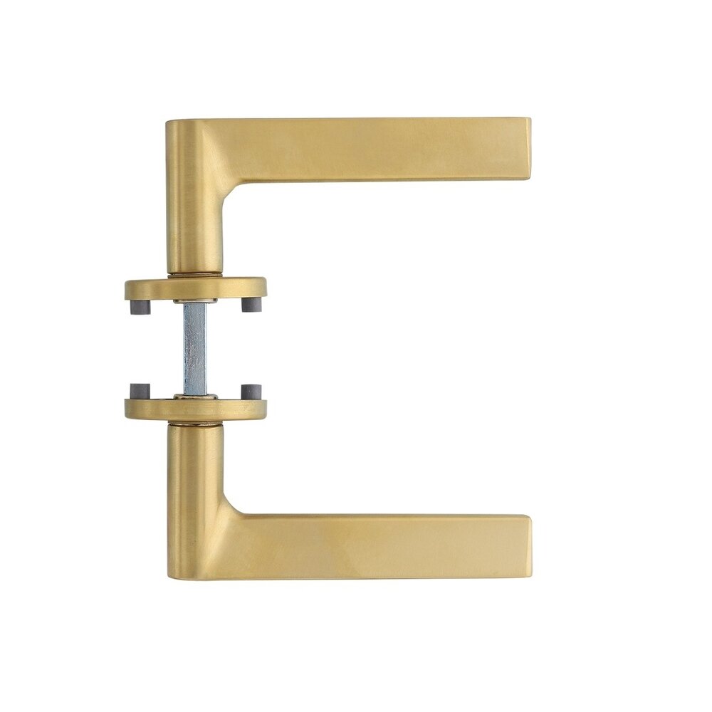 Intersteel Deurklink Tiga met rozet messing mat titaan PVD