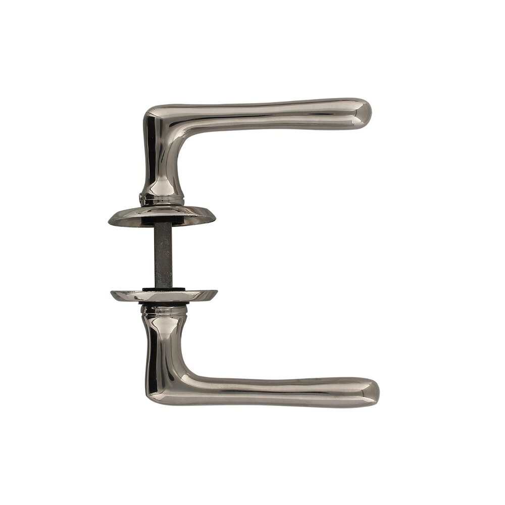 Intersteel Deurklink Trento met ronde rozet 50x5mm nikkel