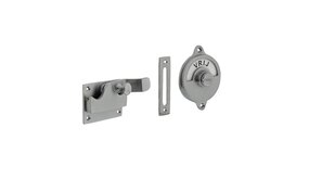 Intersteel WC slot met hendel met bocht vrij-bezet chroom mat Intersteel WC slot met hendel met bocht vrij-bezet chroom mat