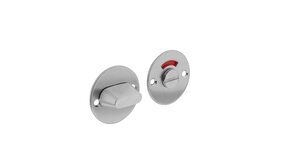 Intersteel WC slot rond 50mm geborsteld RVS Intersteel WC slot rond 50mm geborsteld RVS