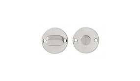 Intersteel WC slot rond 50mm geborsteld RVS Intersteel WC slot rond 50mm geborsteld RVS