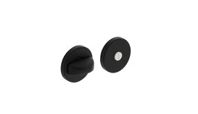 Intersteel WC slot 50x7mm aluminium zwart Intersteel WC slot 50x7mm aluminium zwart