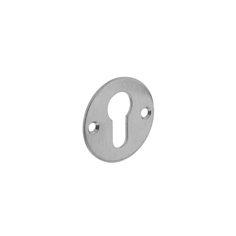 Intersteel Cilinderrozet rond plat 50mm geborsteld RVS Intersteel Cilinderrozet rond plat 50mm geborsteld RVS