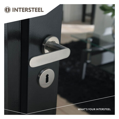 Intersteel Sleutelrozet rond verdekt geborsteld RVS Intersteel Sleutelrozet rond verdekt geborsteld RVS