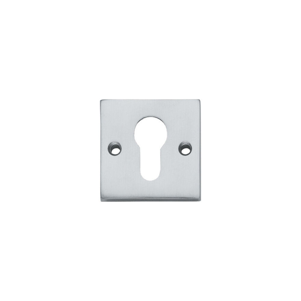 Intersteel Cilinderrozet vierkant groot chroom mat