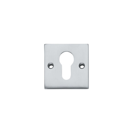 Intersteel Cilinderrozet vierkant groot chroom mat