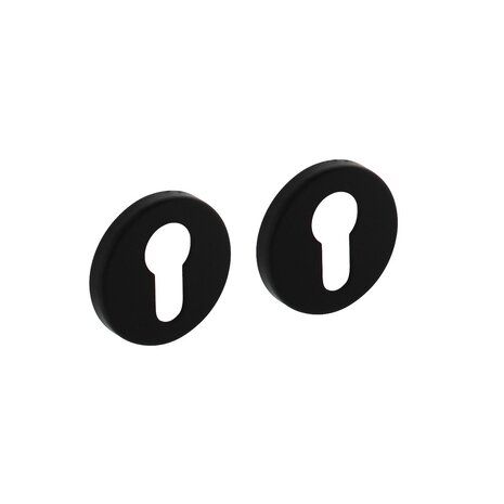 Intersteel Cilinderrozet 50x7mm aluminium zwart