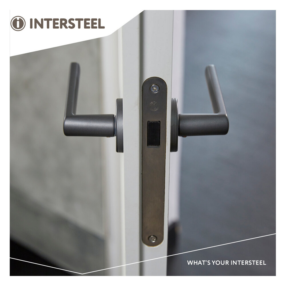 Intersteel Woningbouw magneet loopslot geborsteld RVS