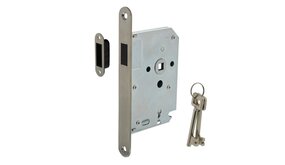 Intersteel Woningbouw magneet klavier dag- en nachtslot geborsteld RVS 55mm Intersteel Woningbouw magneet klavier dag- en nachtslot geborsteld RVS 55mm