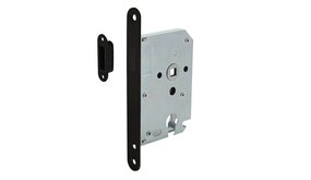 Intersteel Woningbouw magneet cilinder dag- en nachtslot zwart 55mm Intersteel Woningbouw magneet cilinder dag- en nachtslot zwart 55mm