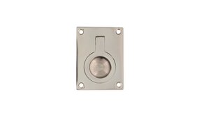 Intersteel Luikring rechthoekig 65 x 49mm nikkel Intersteel Luikring rechthoekig 65 x 49mm nikkel