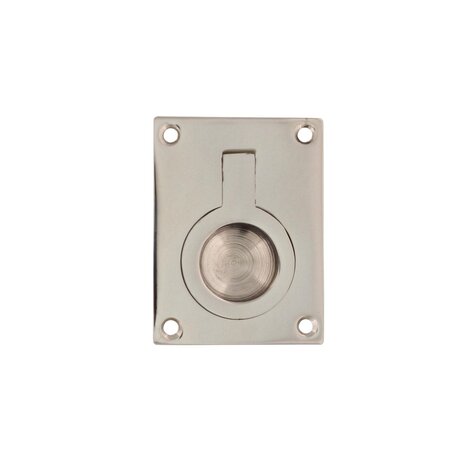 Intersteel Luikring rechthoekig 50 x 39mm nikkel Intersteel Luikring rechthoekig 50 x 39mm nikkel