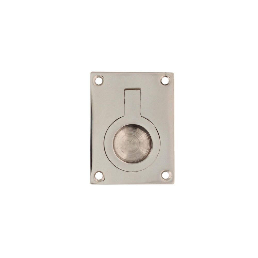 Intersteel Luikring rechthoekig 41 x 31mm nikkel