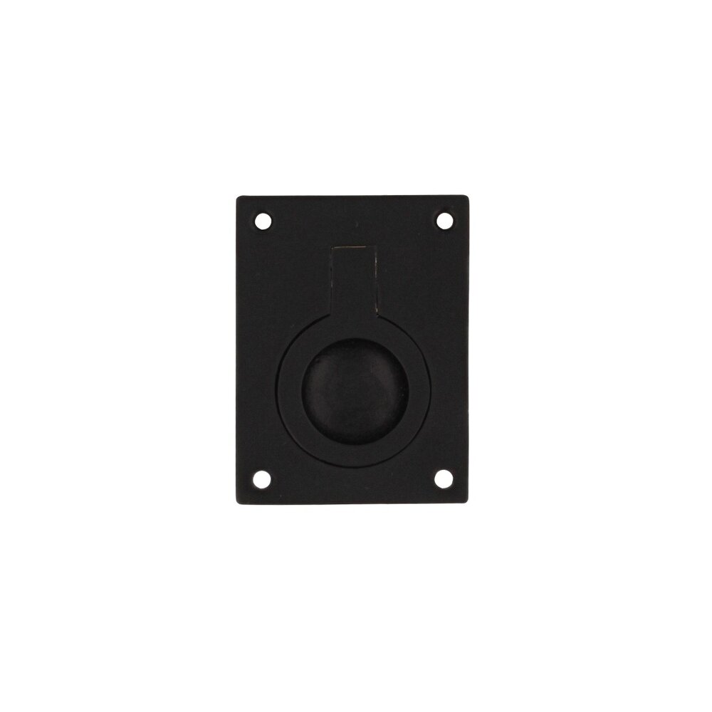 Intersteel Luikring rechthoekig 41 x 31mm mat zwart