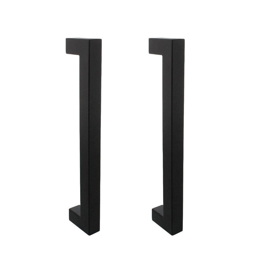 Intersteel Deurgrepen Vierkant per paar 325x60x25mm mat zwart Intersteel Deurgrepen Vierkant per paar 325x60x25mm mat zwart