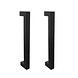 Intersteel Deurgrepen Vierkant per paar 325x60x25mm mat zwart Intersteel Deurgrepen Vierkant per paar 325x60x25mm mat zwart