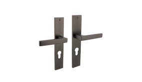 Intersteel Deurklink Hera op rechthoekig schild profielcilindergat 72 mm antracietgrijs Intersteel Deurklink Hera op rechthoekig schild profielcilindergat 72 mm antracietgrijs