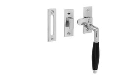 De Oude Deurklink Klassiek Raamsluiting, verstevigd, glanzend nikkel, rechts De Oude Deurklink Klassiek Raamsluiting, verstevigd, glanzend nikkel, rechts