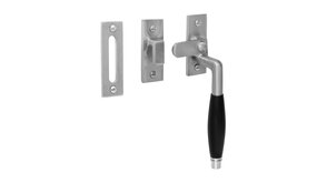 De Oude Deurklink Raamsluiting Deco, verstevigd, mat nikkel, rechts De Oude Deurklink Raamsluiting Deco, verstevigd, mat nikkel, rechts