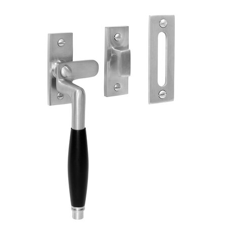 De Oude Deurklink Raamsluiting Deco, verstevigd, mat nikkel, links De Oude Deurklink Raamsluiting Deco, verstevigd, mat nikkel, links