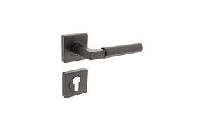 Intersteel Intersteel Deurklink Bau-Stil vierkant profielcilinderrozet antracietgrijs