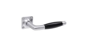 De Oude Deurklink Deurklink Deco geveerd mat nikkel vierkante rozetten De Oude Deurklink Deurklink Deco geveerd mat nikkel vierkante rozetten