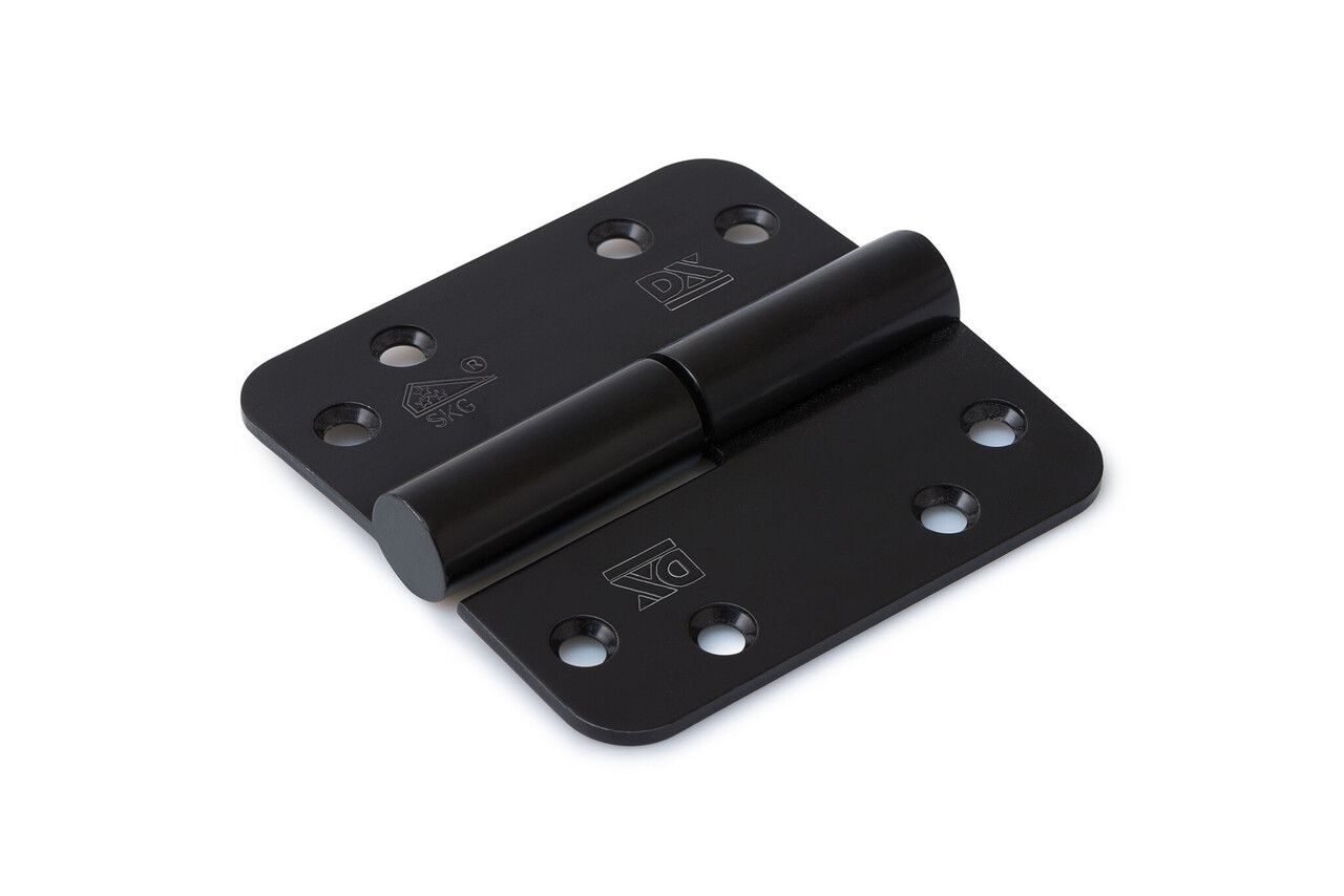 Dulimex Kogelstift paumelle ronde hoeken 89x89 mm SKG3 zwart Links Dulimex Kogelstift paumelle ronde hoeken 89x89 mm SKG3 zwart Links