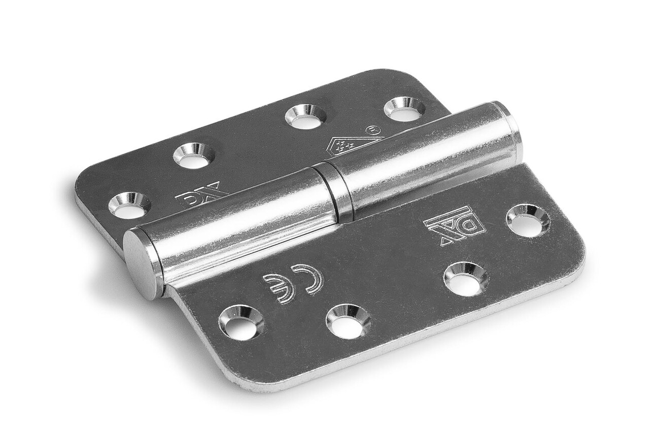 Dulimex Kogelstift paumelle ronde hoeken 89x89 mm SKG3 staal verzinkt Links Dulimex Kogelstift paumelle ronde hoeken 89x89 mm SKG3 staal verzinkt Links