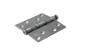 Dulimex Kogellagerscharnier rechte hoeken RVS geborsteld tot 80 kilo Dulimex Kogellagerscharnier rechte hoeken RVS geborsteld tot 80 kilo