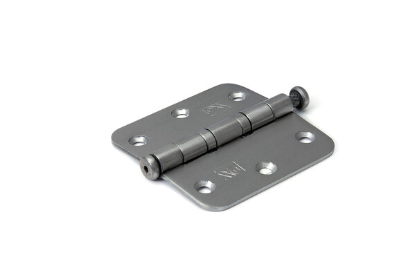 Dulimex Kogellagerscharnier ronde hoeken RVS geborsteld tot 40 kilo Dulimex Kogellagerscharnier ronde hoeken RVS geborsteld tot 40 kilo