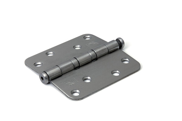 Dulimex Kogellagerscharnier ronde hoeken RVS geborsteld tot 80 kilo Dulimex Kogellagerscharnier ronde hoeken RVS geborsteld tot 80 kilo