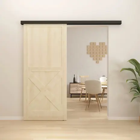 Loftdeur Zwart Modern Schuifdeursysteem 200/240cm Loftdeur Zwart Modern Schuifdeursysteem 200/240cm