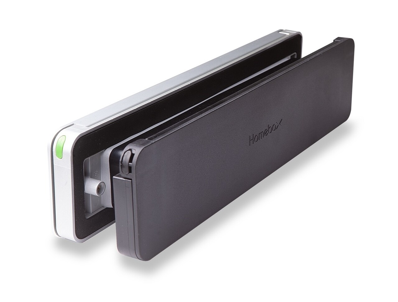 Homebox Homebox brievenbus - geborsteld aluminium buitendeel Homebox Homebox brievenbus - geborsteld aluminium buitendeel